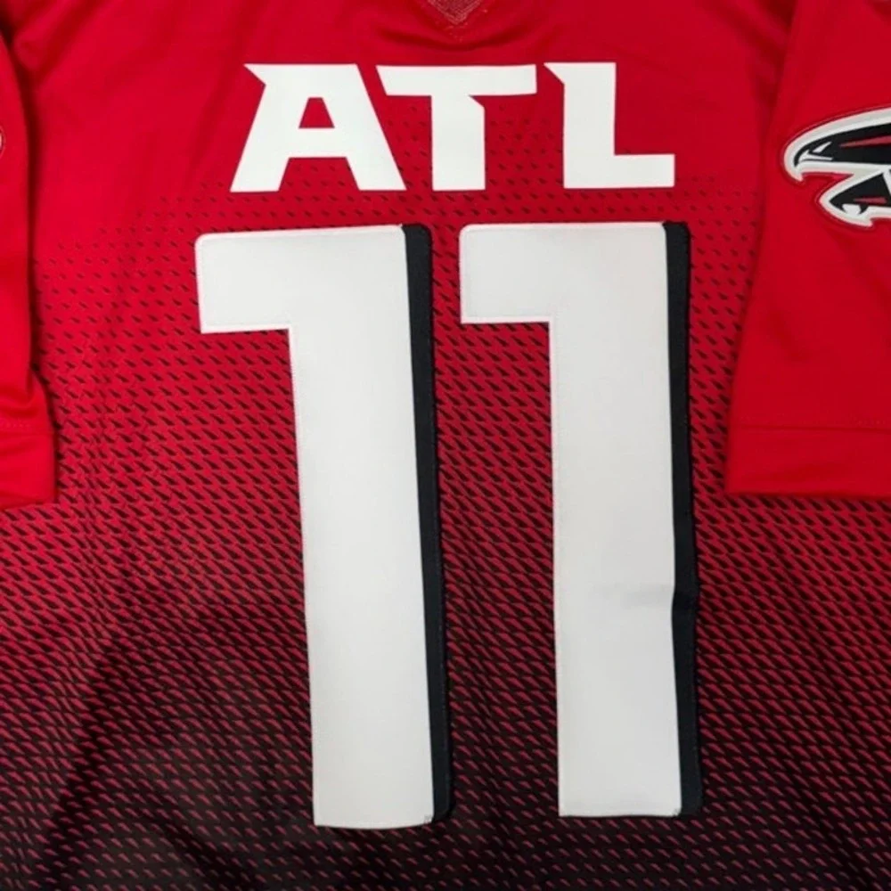 Mens Nike Julio Jones #11 Atlanta Falcons Elite Home Red Size M